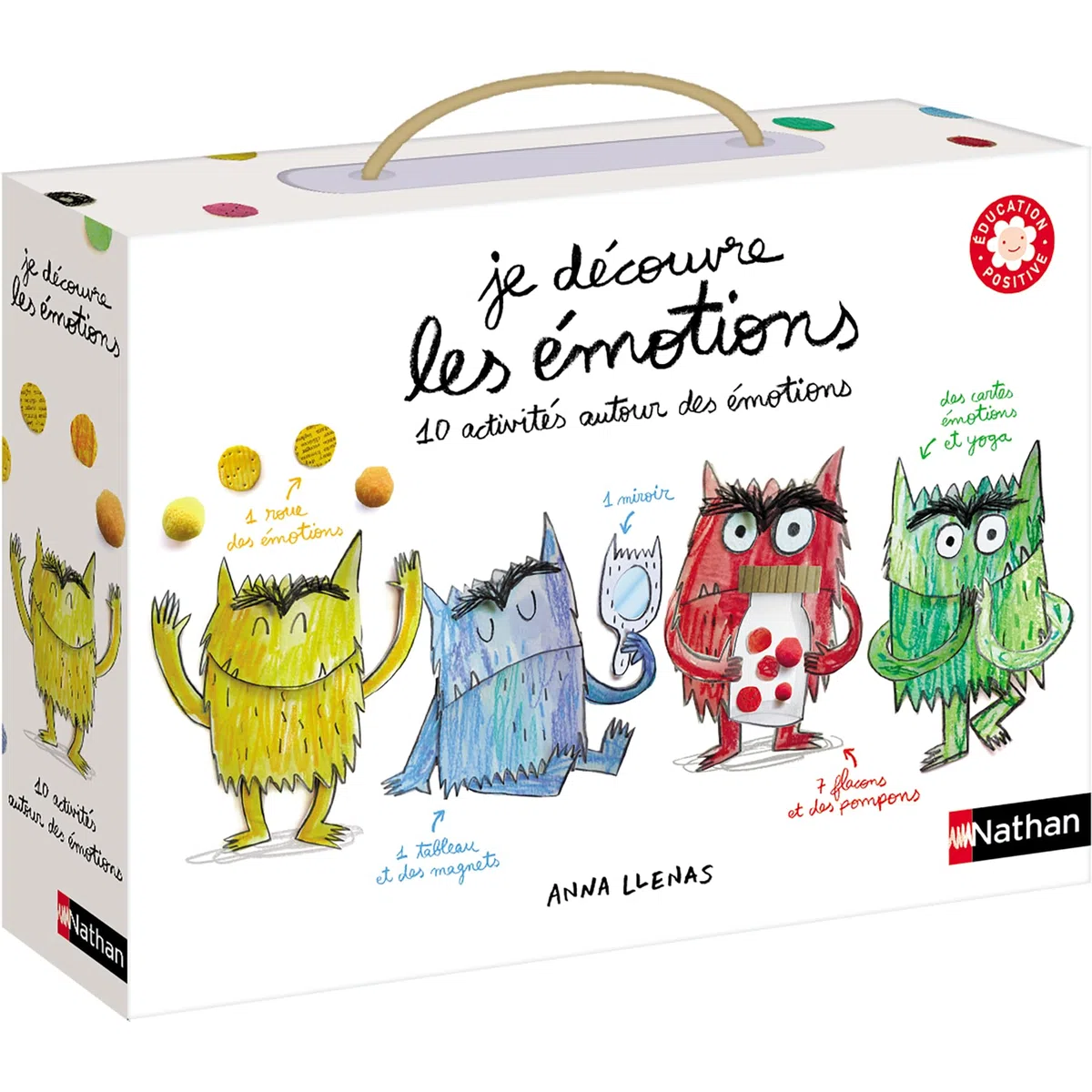 Nathan - Je découvre Les émotions - Education Positive - Coffret d'activités Originales pour découvrir Ses émotions - pour Enfants à partir de 3 Ans