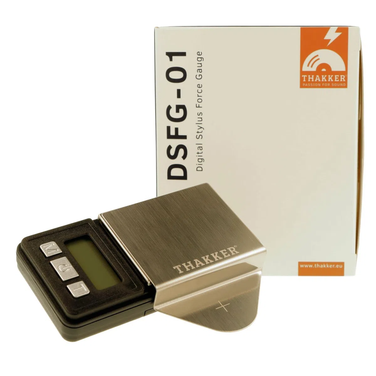 THAKKER DSFG-01 - Balance Numérique pour Bras de Lecture | Mesure/Ajustement précis de la Force de Suivi du Stylet | Plage de Mesure 0,01 g - 200 g | +/- 0,01 g